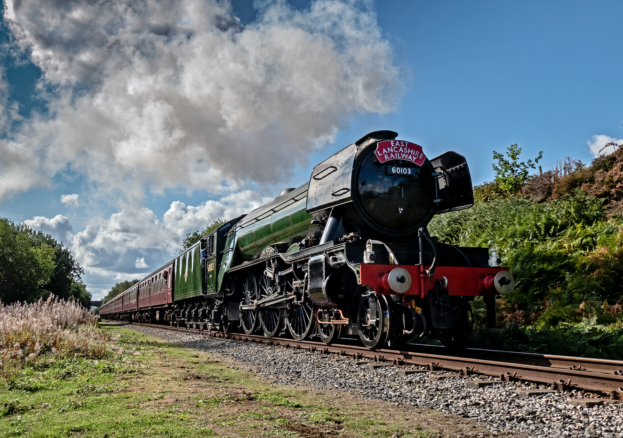 Flying Scotsman Eats Lancashire Railway