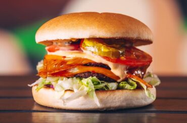Vegan burger from Frost Burgers