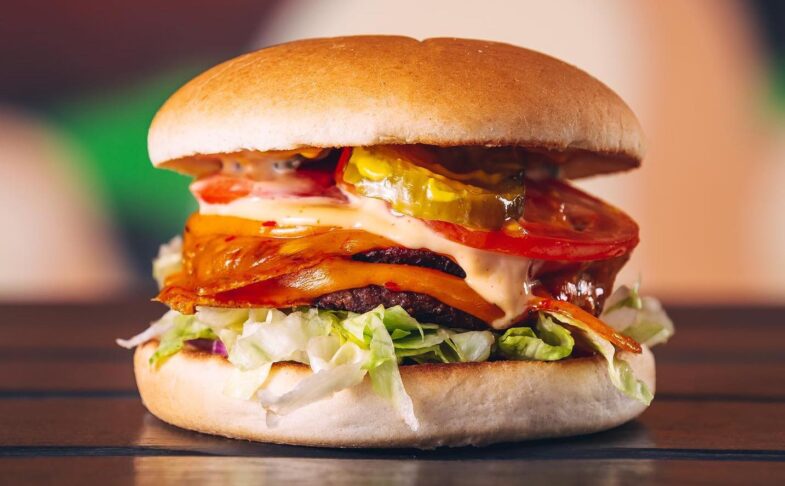 Vegan burger from Frost Burgers