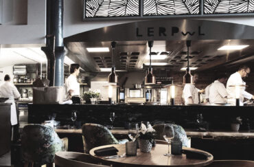 The open kitchen at Lerpwl