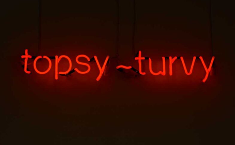 Peter Liversidge: Topsy Turvy at Pavement Gallery, Manchester