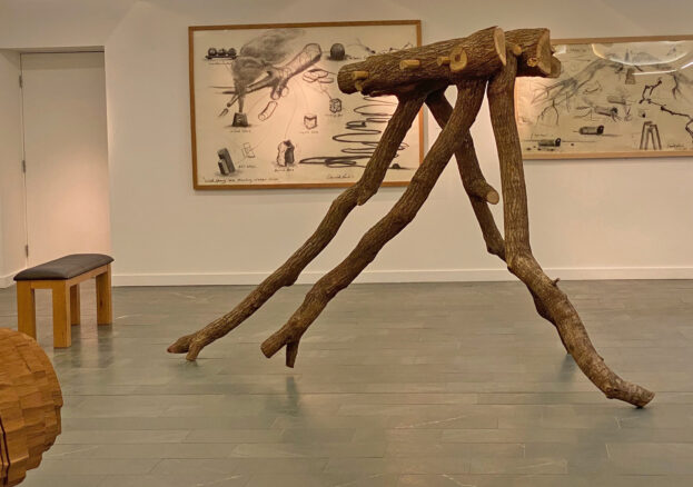 David Nash, Running Table, Grizedale, 2021