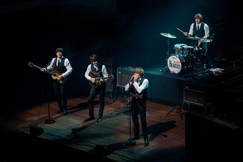 The Bootleg Beatles performing in Utrecht, 2020.