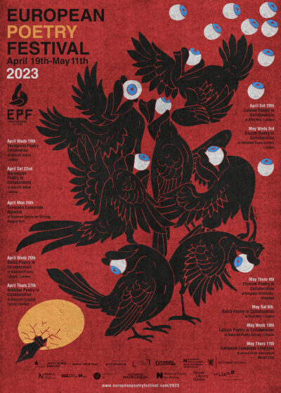 European Poetry Festival 2023 poster