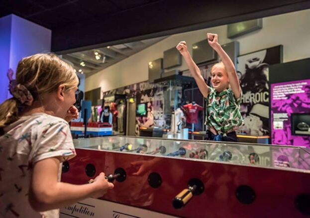 families at the national history museum