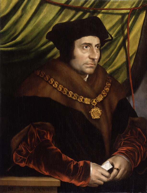 Sir Thomas More, after Hans Holbein the Younger, early 17th century, based on a work of 1527