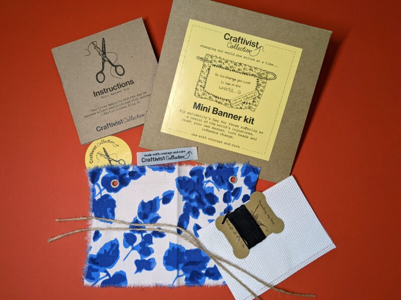 Craftivist banner making kit