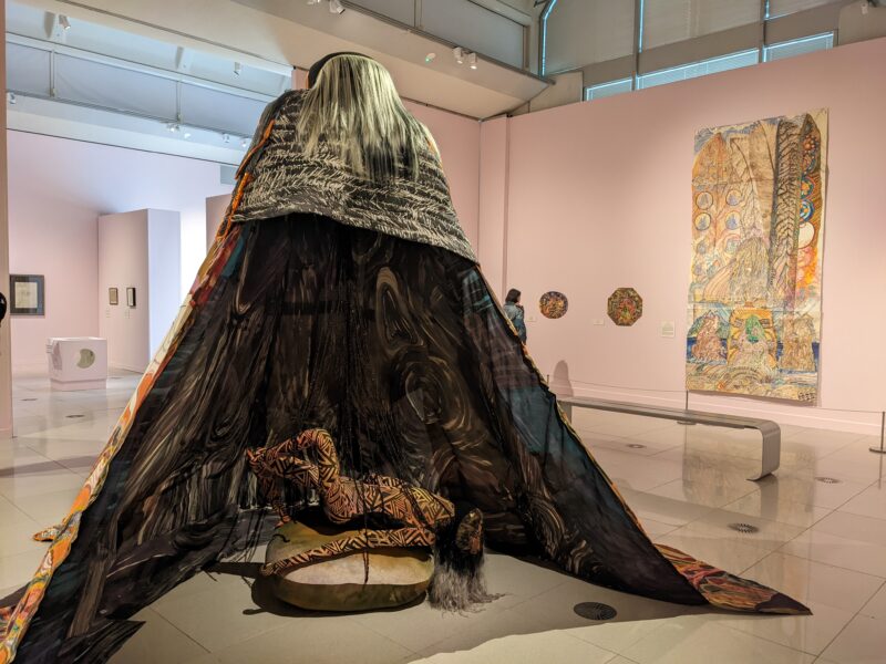 Installation view of Not Without My Ghost, The Artist as a Medium