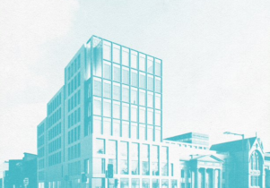 Manchester Poetry Library blue