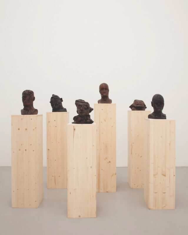 Gavin Turk, 'En Face’, clay, 2010
