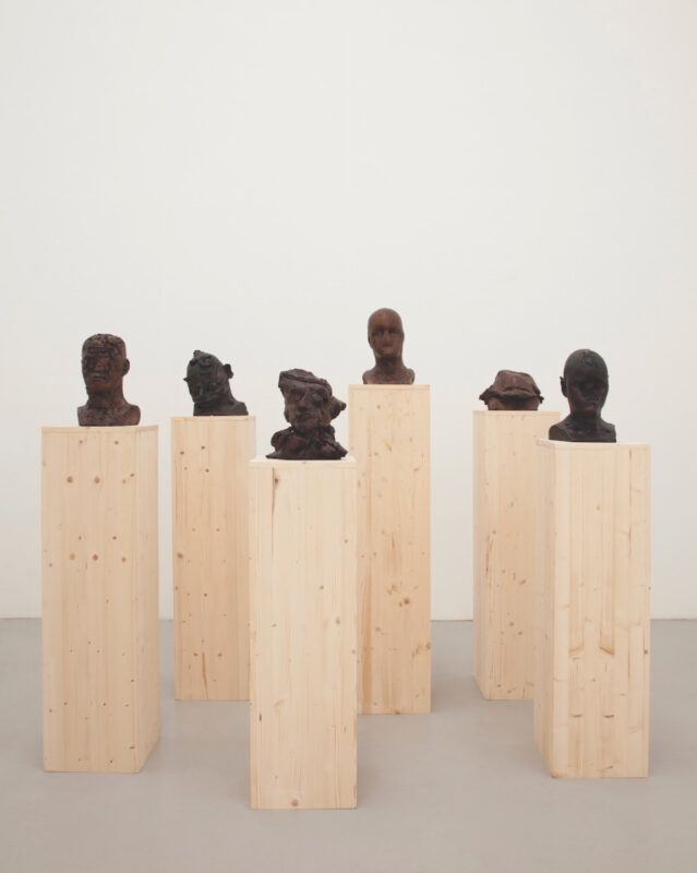 Gavin Turk, 'En Face’, clay, 2010