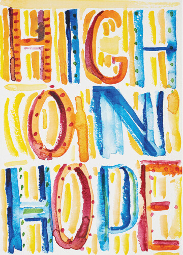 Bob & Roberta Smith, High On Hope, 2022