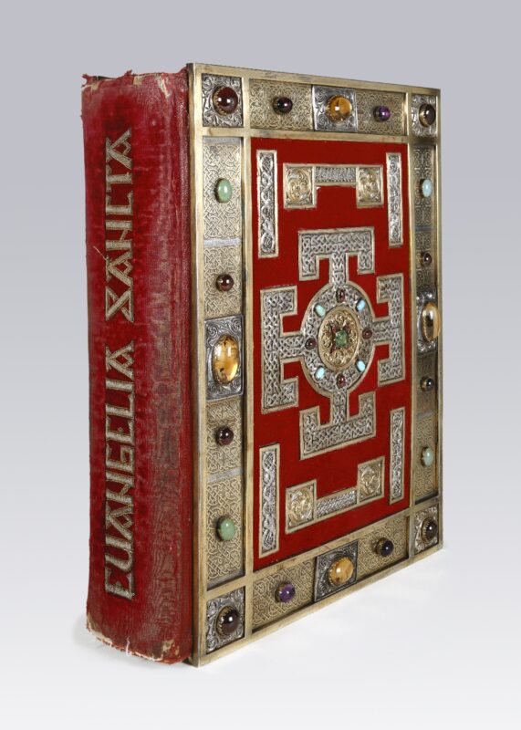 Lindisfarne Gospels cover and spine