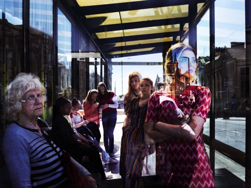 Hannah Starkey, Bus Stop, 2022