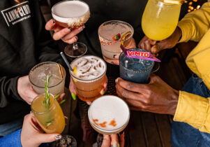 Drinks available at The Lawn Club.