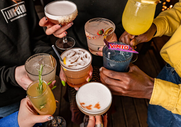 Drinks available at The Lawn Club.