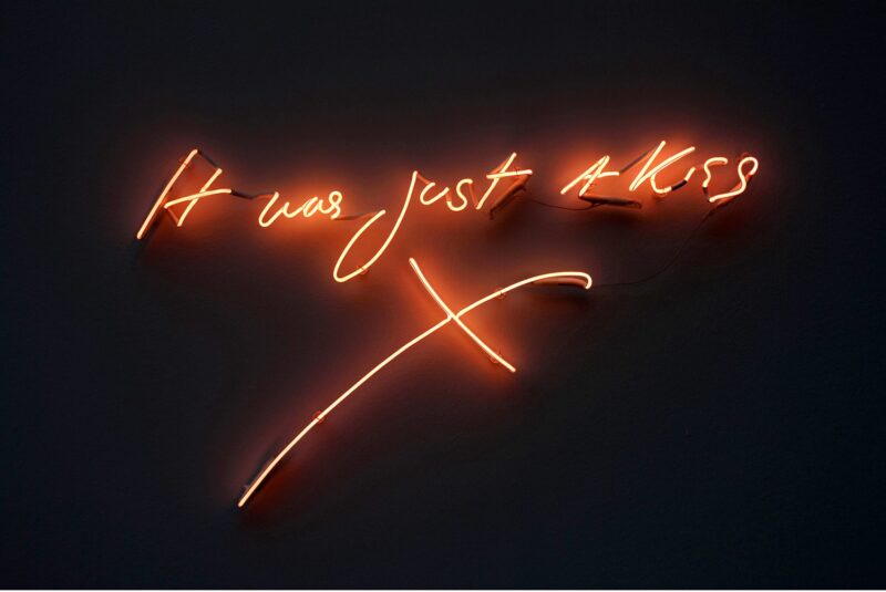 Tracey Emin, 'It was just a kiss'