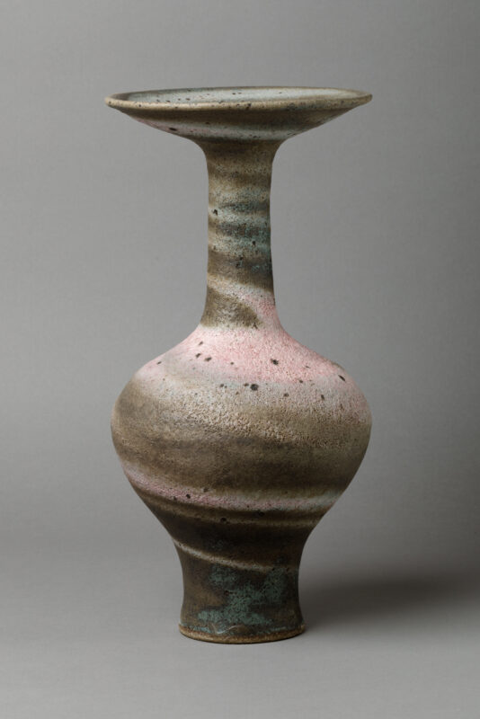 Lucie Rie Vase with flared Rim Ceramic Gift from Gilbert and Pauline Ross, 2021