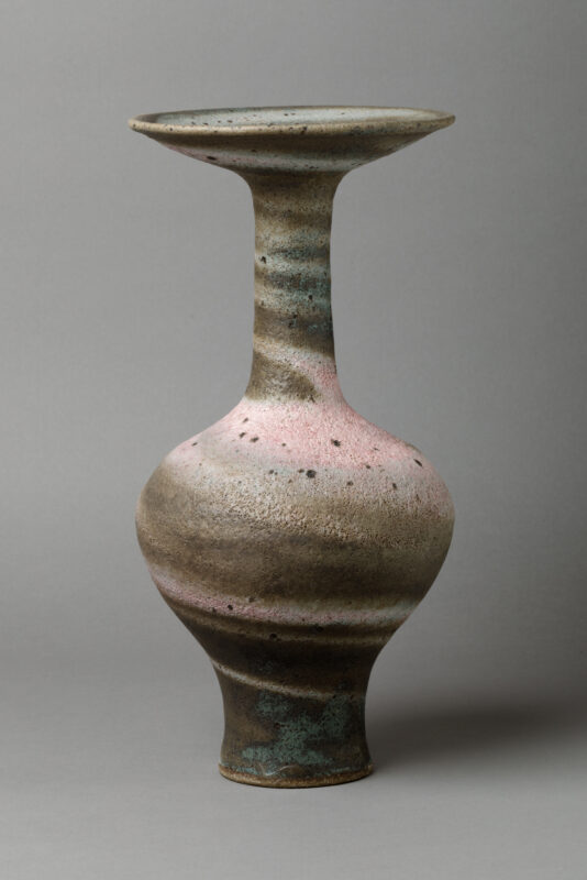 Lucie Rie Vase with flared Rim Ceramic Gift from Gilbert and Pauline Ross, 2021
