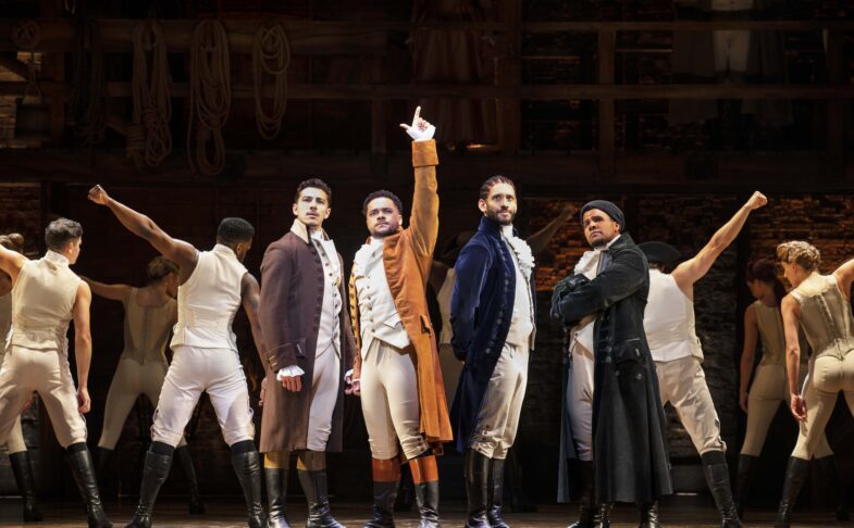 Hamilton at the Palace Theatre Manchester