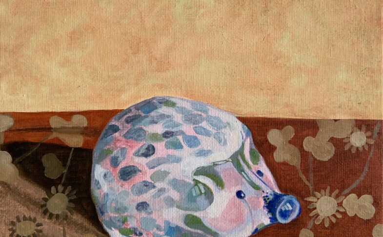 Carpet Hog, 20x20cm, Louise West