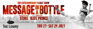 This is a paid partnership with Message in a Bottle at The Lowry - Header