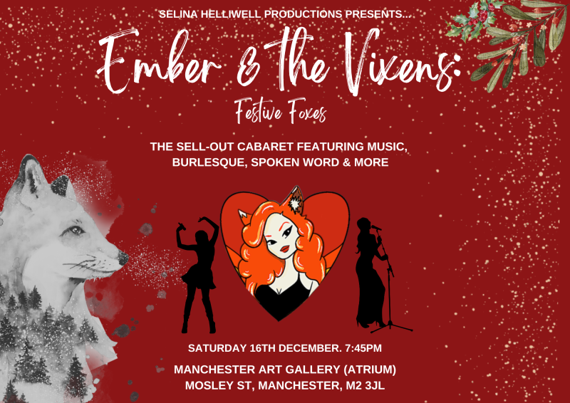 Ember & the Vixons Festive Foxes at Manchester Art Gallery
