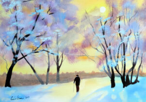  Gordon Bruce‘s Winter Light painting