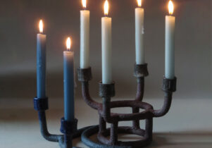 Ceramic Candlestick Holder