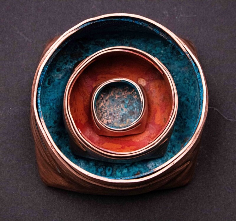 Copper trinket bowls