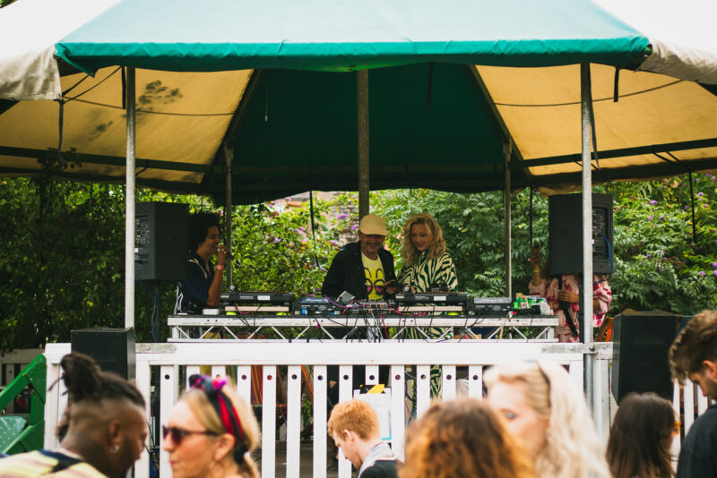 The Bandstand Stage at Green Island Festival 