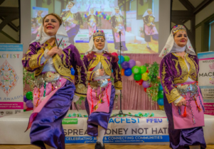 Turkish dancers performing at MACFEST 2024
