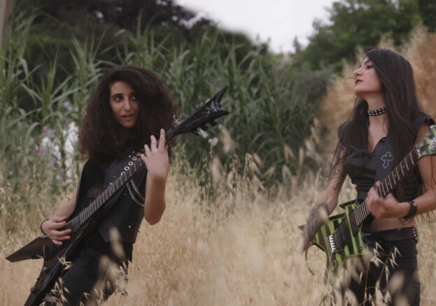 Two members of the band Slave to Sirens