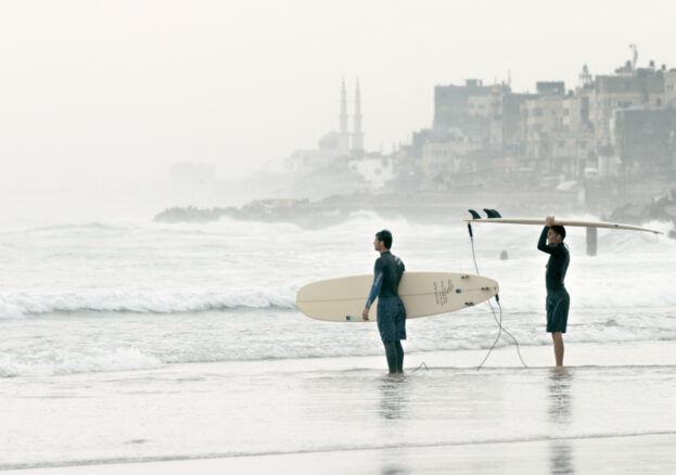 The 2016 film Gaza Surf Club follows Club members as they escape the grind and hardship of living in the “world’s largest open-air prison” and find personal freedom in the waves of the Mediterranean.