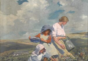 Blackberry Gathering, 1912, Elizabeth Adela Forbes (née Armstrong)