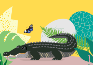 Illustrative image of Crackle the Crocodile at Tropical World