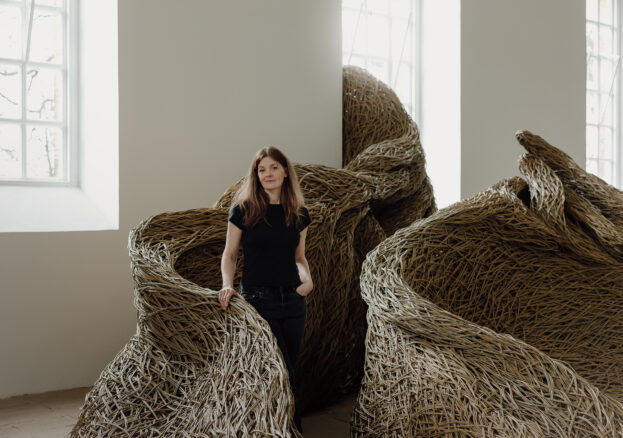 Laura Ellen Bacon, Into Being, 2025. Photo © India Hobson, courtesy Yorkshire Sculpture Park
