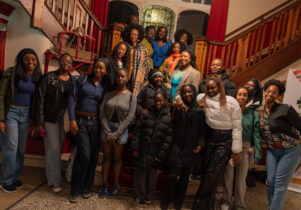 A group of people at the Hyde Park Picture House