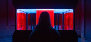Experience a unique deep listening art installation inviting audiences to lay down and be bathed in sound and light. 