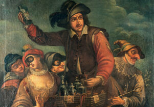 Questionable Quackery at Thackray Museum An oil painting of a quack seller