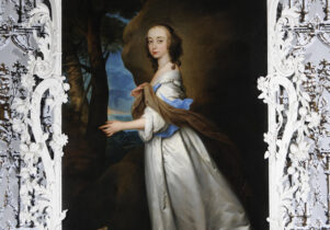 A portrait of the Blue Lady