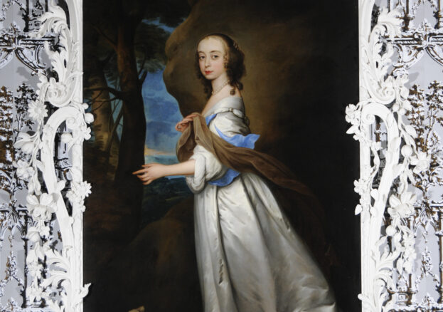 A portrait of the Blue Lady