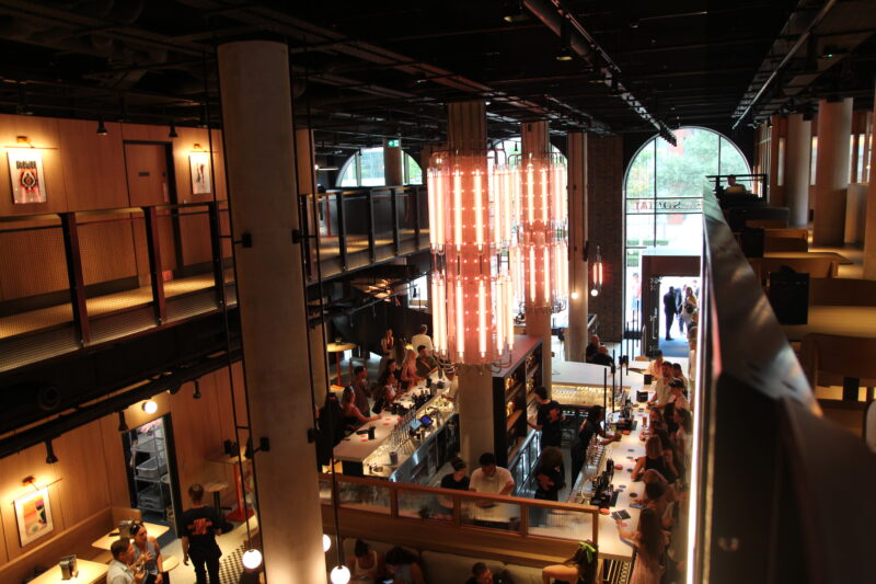 House of Social Food Hall aerial shot