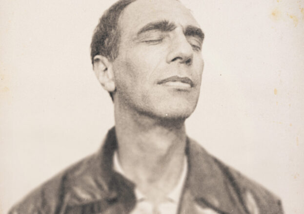 Textured portrait image of Jarman