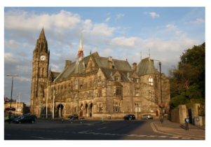 Rochdale Town Hall is a Victorian-era municipal building in Rochdale, Greater Manchester, England. It is 