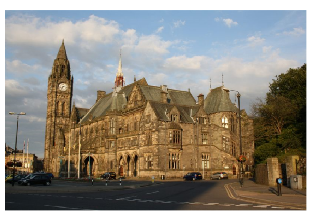 Rochdale Town Hall is a Victorian-era municipal building in Rochdale, Greater Manchester, England. It is 