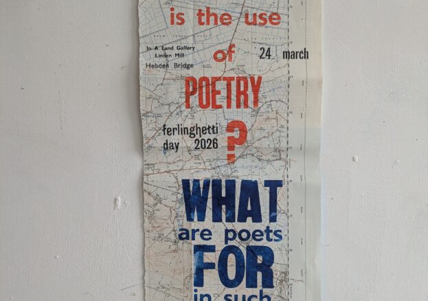 a poster advertising Ferlinghetti Day 2026. The text reads 