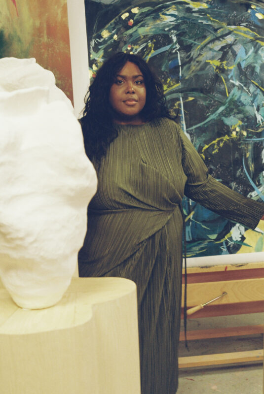 Michaela Yearwood - Dan, portrait of the artist © Michaela Yearwood - Dan Courtesy the artist, Hauser & Wirth and Marianne Boesky Gallery Photographer: Ash Tomkins.