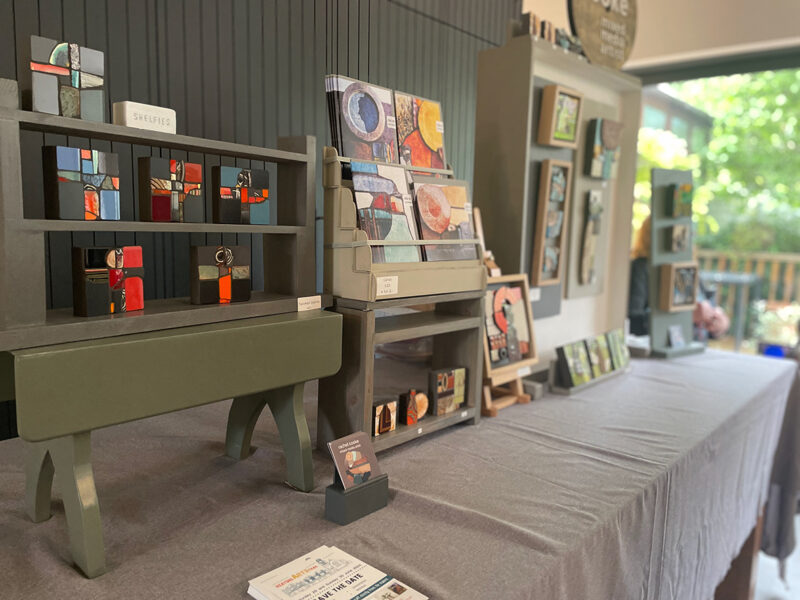 Artists exhbit their work in the open houses at green walk