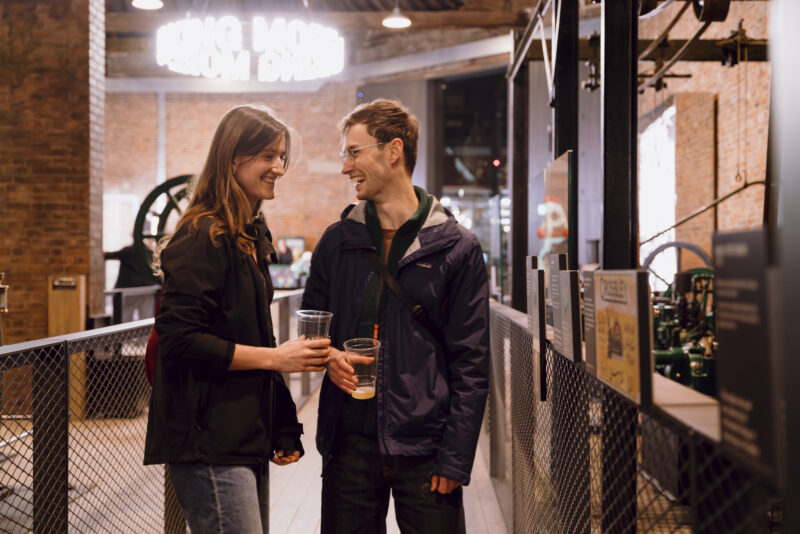 Visitors in Power Hall